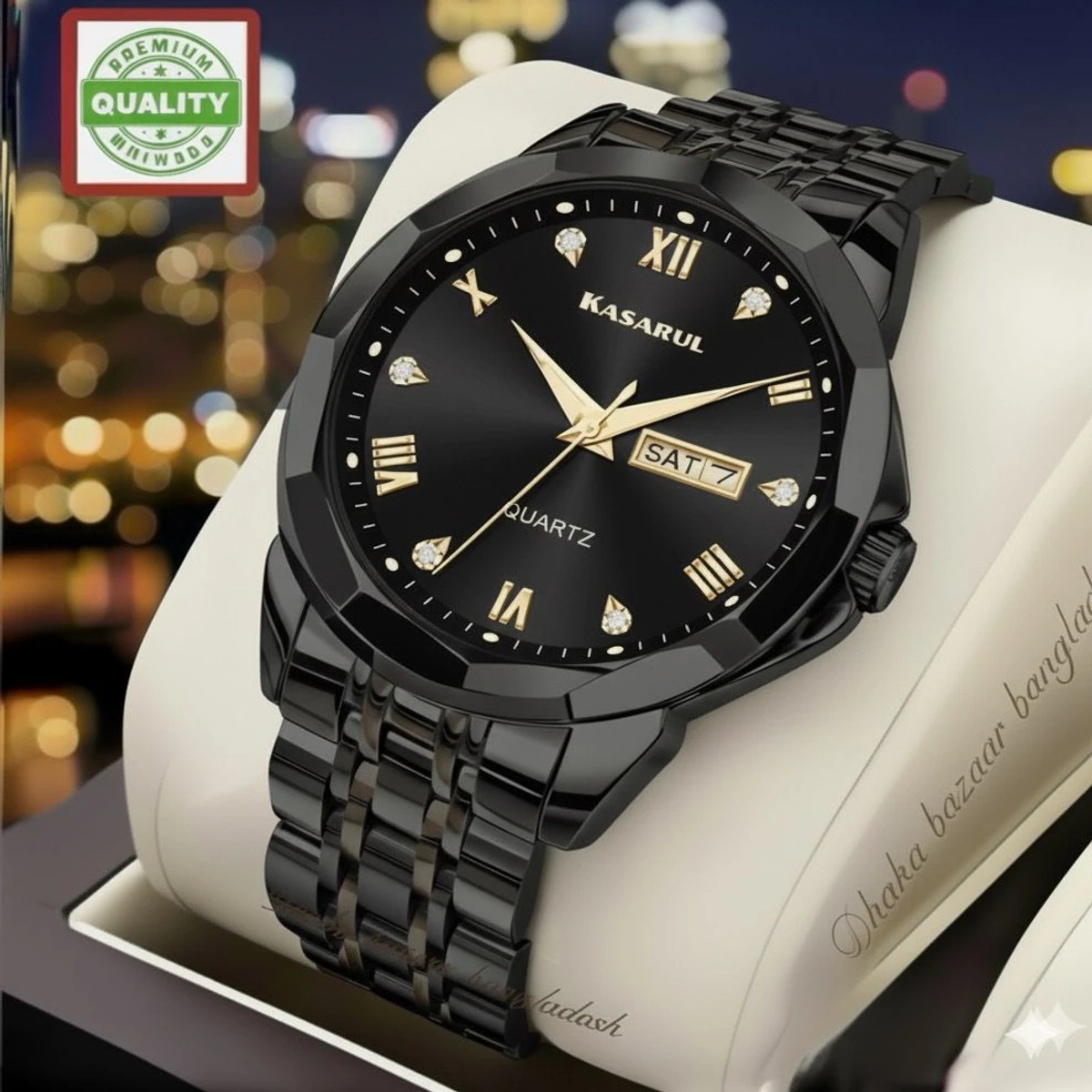 KASARULZ NEXT নতুন ডিজাইনের পুরুষদের জন্য ঘড়ি BLACK