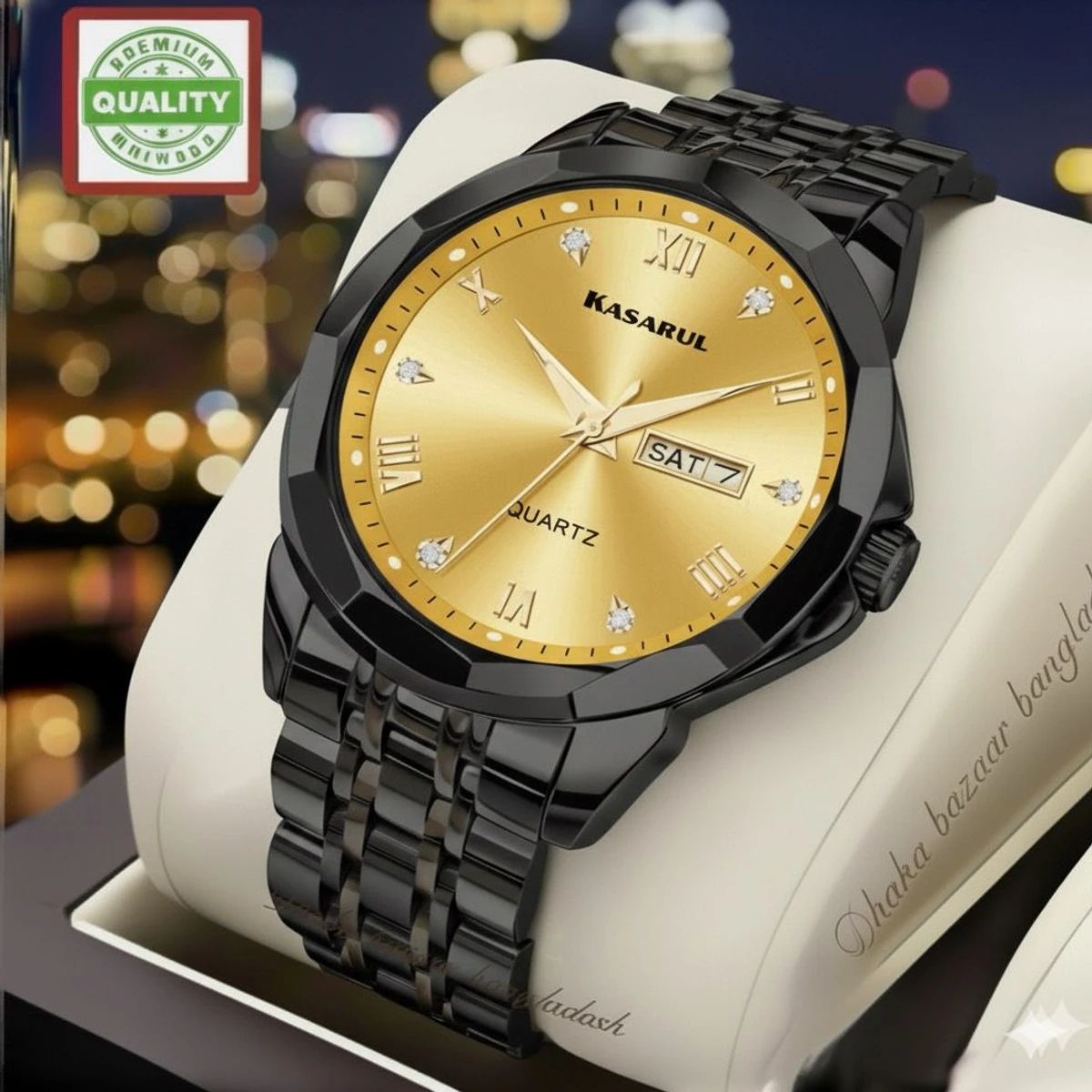 KASARULZ NEXT নতুন ডিজাইনের পুরুষদের জন্য ঘড়ি BLACK GOLDEN