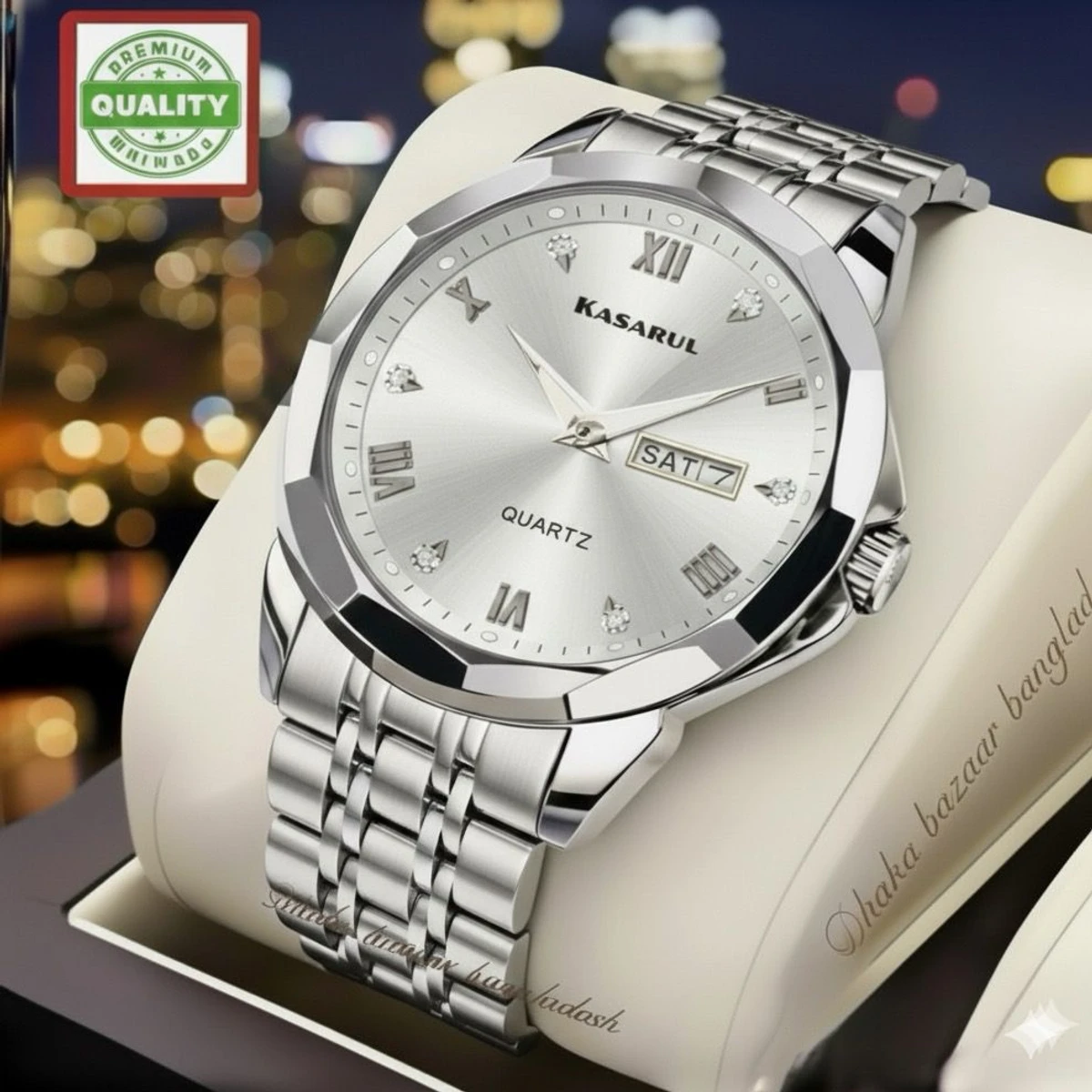 KASARULZ NEXT নতুন ডিজাইনের পুরুষদের জন্য ঘড়ি WHITE