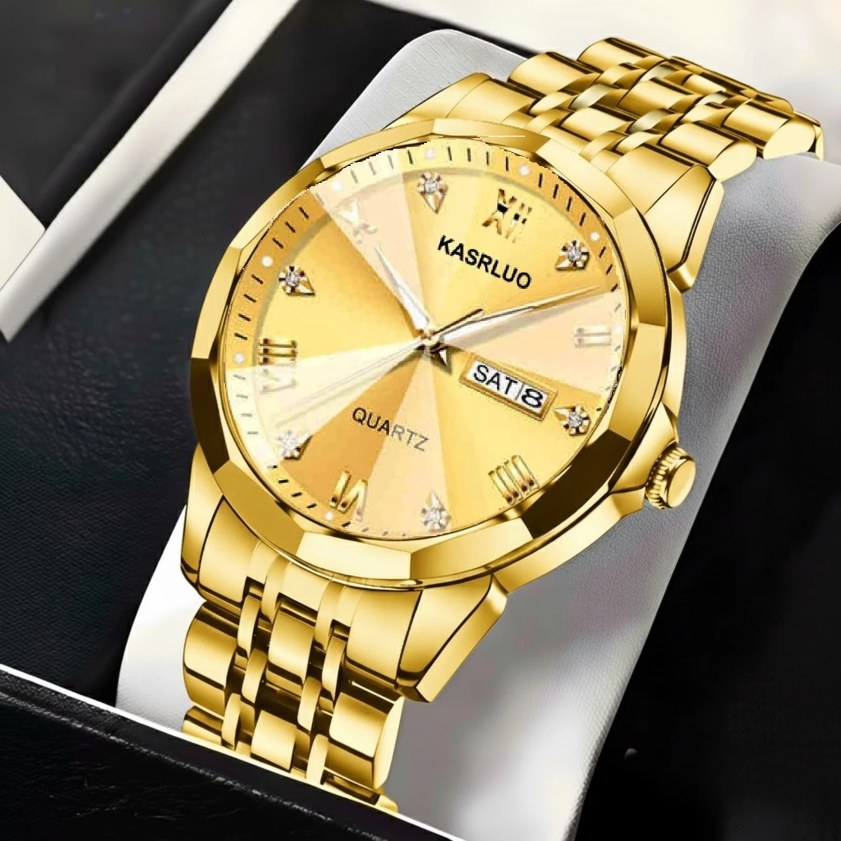 KASARULSZ KAZ নতুন ডিজাইনের পুরুষদের জন্য ঘড়ি GOLDEN