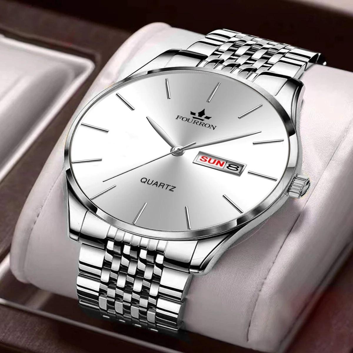 FNMIX5 নতুন ডিজাইনের পুরুষদের জন্য ঘড়ি WHITE