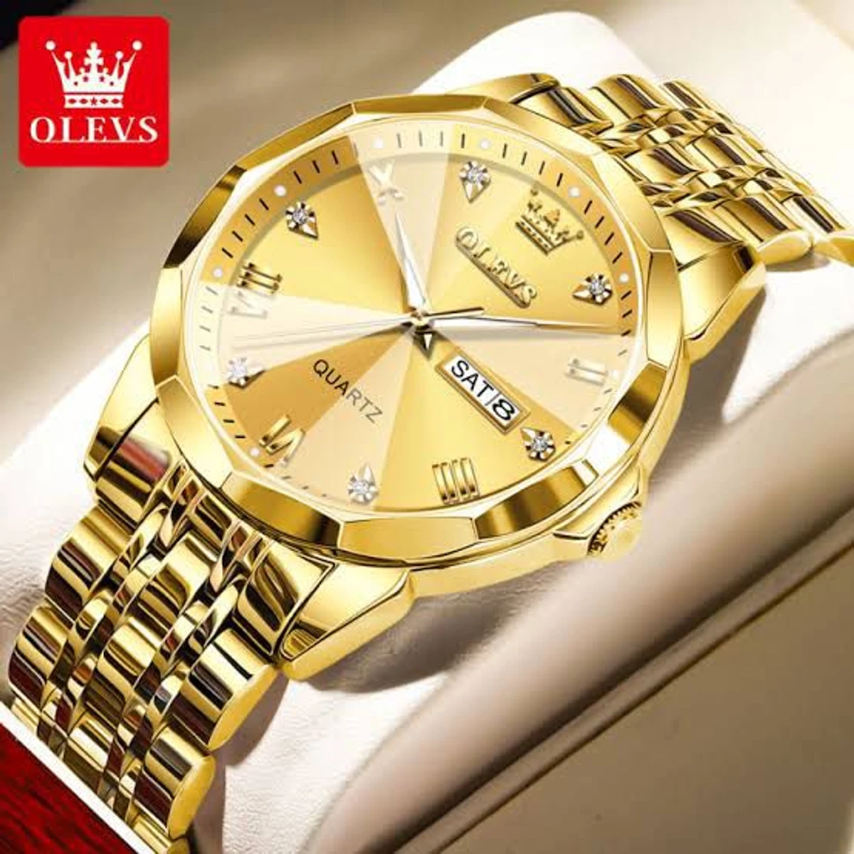 OliveZ নতুন ডিজাইনের পুরুষদের জন্য ঘড়ি GOLDEN