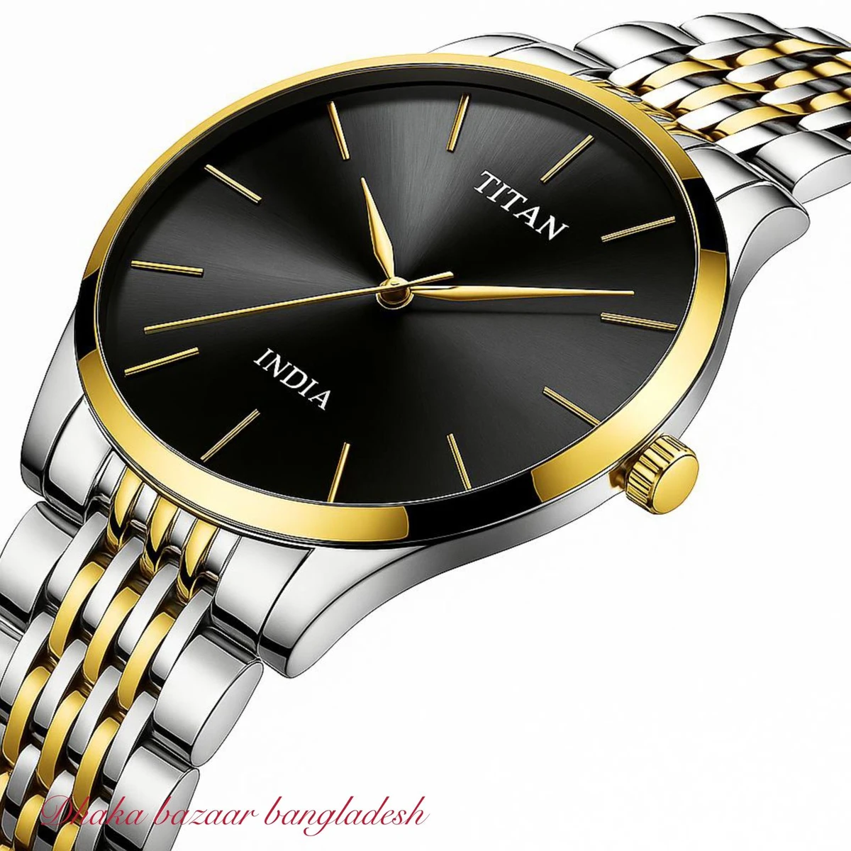 MARK ON THE নতুন ডিজাইনের পুরুষদের জন্য ঘড়ি SILVER GOLDEN BLACK
